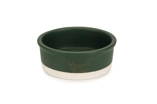 DBL Köpek Mama Su Kabı, Seramik, Mat Yeşil, 16cm, 350ml
