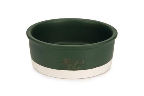 DBL Köpek Mama Su Kabı, Seramik, Mat Yeşil, 20cm, 700ml
