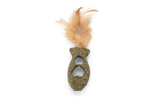 Kedi Oyuncağı, Kediotu Balık, Tüylü, 12x3,5cm