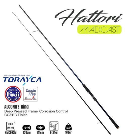 Madcast 270cm 9-34gr Spin Kamışı