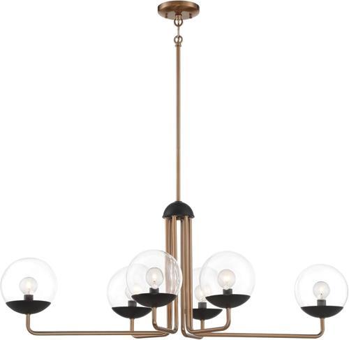 Outer Limits 6'lü Bronz Sarkıt Avize