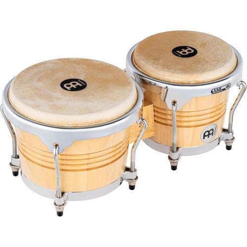 6.75 - 8"  Bongo Set  (Wood Natural)