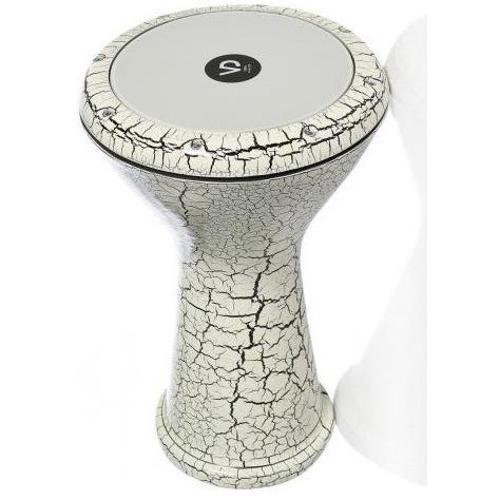 3040 Döküm Darbuka (Beyaz-Siyah)