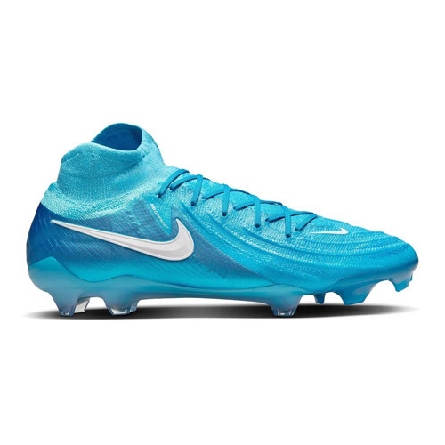 Phantom Luna II Elite FG Mens Football Shoes Cream Profesyonel Erkek Krampon Mavi