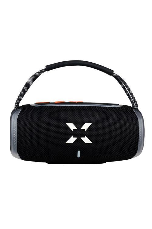 Boombox Taşınabilir Bluetooth Hoparlör TWS Stereo 20W TF Aux Speaker RGB Ses Bombası Siyah X6701