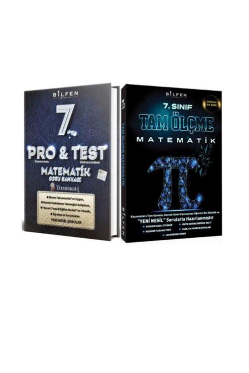 Bilfen Yayıncılık 7.Sınıf Pro Test Matematik Soru Bankası 7. Sınıf Matematik Tam Ölçme