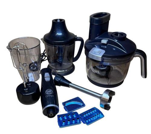 Dn 1283 OmegaMax 1500W Çok Fonksiyonlu 10 Parça Mega Set - Çift Hazneli SİYAH