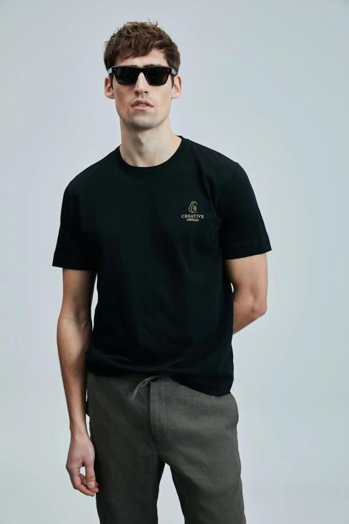 Olıvıa Modern Grafik T- Shirt Siyah 111020263