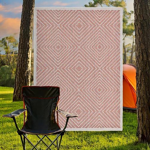 Eco Katlanabilir Sisal Balkon Teras Bahçe Piknik Kamp Mutfak Dokuma Halı Kilim