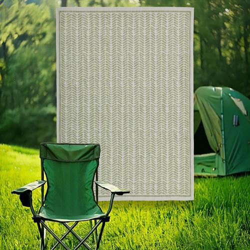 Eco Katlanabilir Sisal Balkon Teras Bahçe Piknik Kamp Mutfak Dokuma Halı Kilim