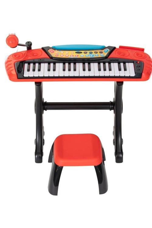 Tabureli, Mikrofonlu 37 Tuş Elektronik Org ile Hem Çal Hem Söyle, Kendi Şarkılarını Yarat!