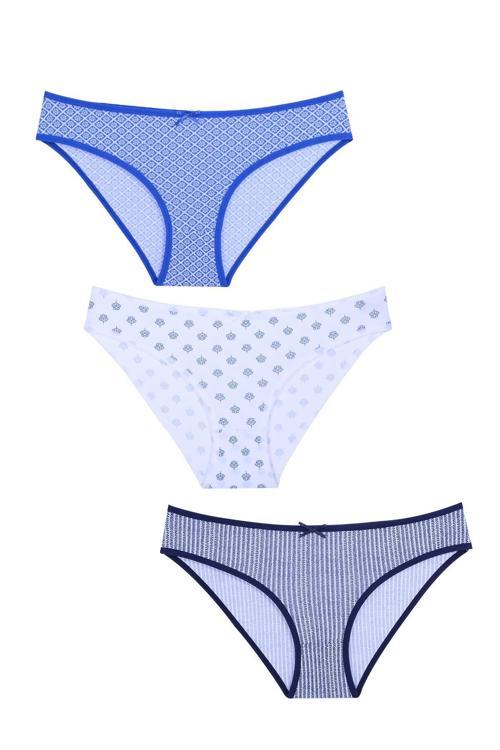 Pamuklu Esnek 3'lü Bato Külot | 26482