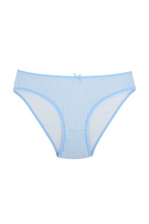 Pamuklu Esnek Desenli Slip Bikini Külot | V5 26800