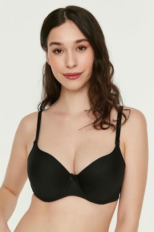 Basic Eco Line Destekli Sütyen | Siyah 1725