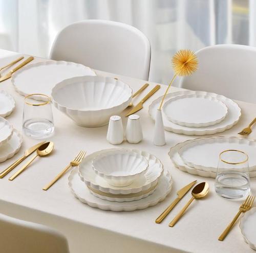 Margaret Gold 54 Parça Yemek Takımı