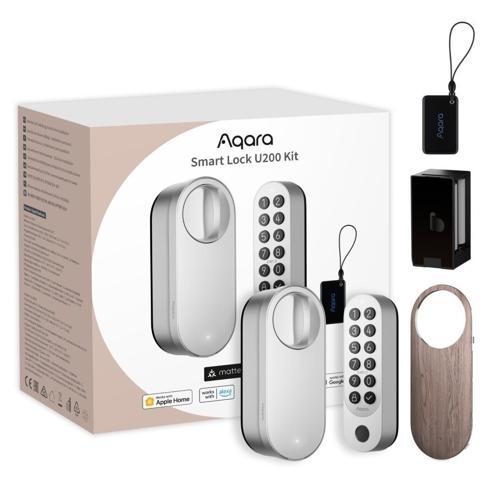 Akıllı Kapı Kilidi U200 Silver ‎EL-D02E (Apple Home Destekli)