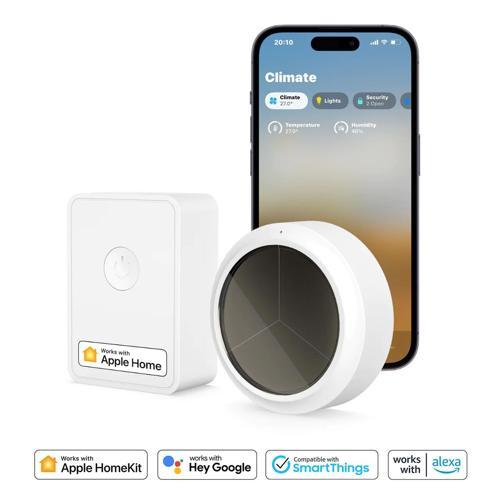 Akıllı Sıcaklık ve Nem Sensörü ve Hub MS100FH (Apple Home Destekli)