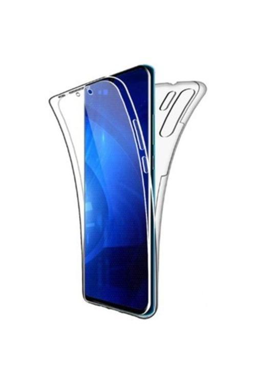 Huawei P30 360 Derece Kılıf Kristal Silikon Şeffaf Soft Ön Arka