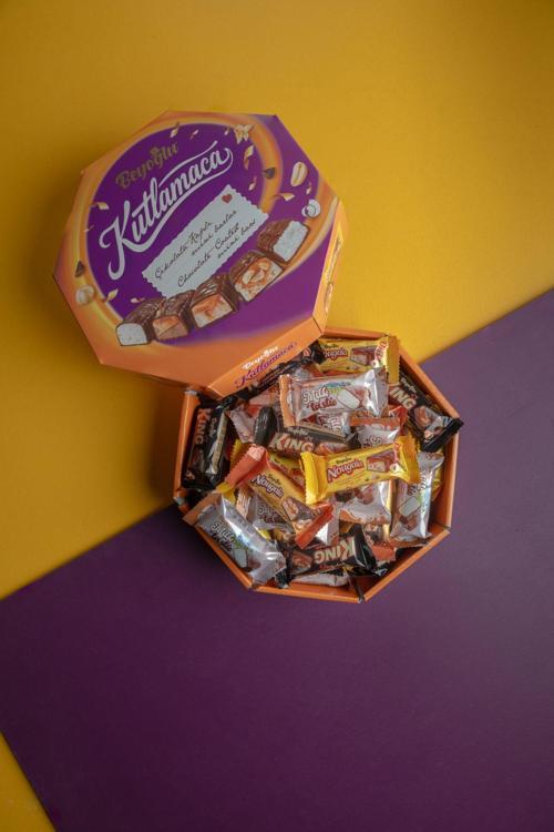 Beyoğlu Kutlamaca Çikolata Kaplı Mini Barlar 450 Gr.
