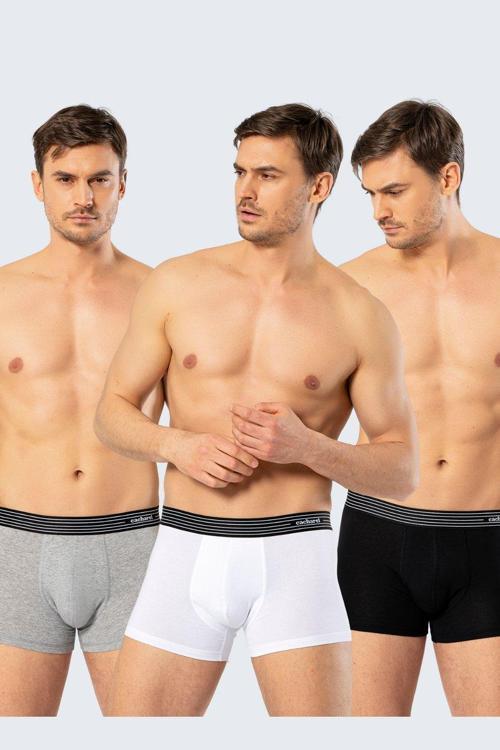 Erkek Slim 3lü Boxer