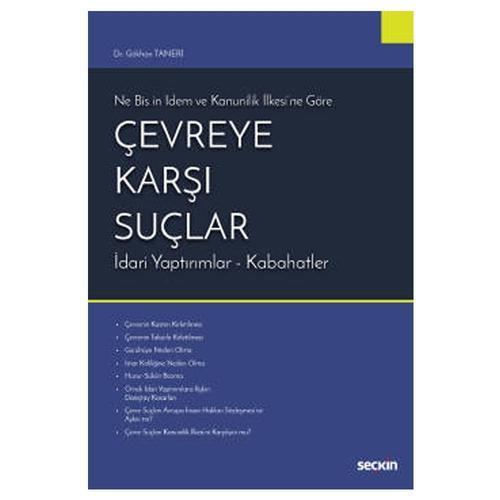 Çevreye Karşı Suçlar Gökhan Taneri 2021/09