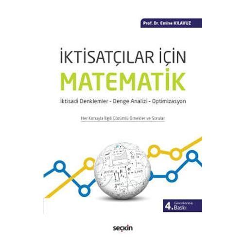İktisatçılar İçin Matematik 4.Baskı Emine Kılavuz 2021/11