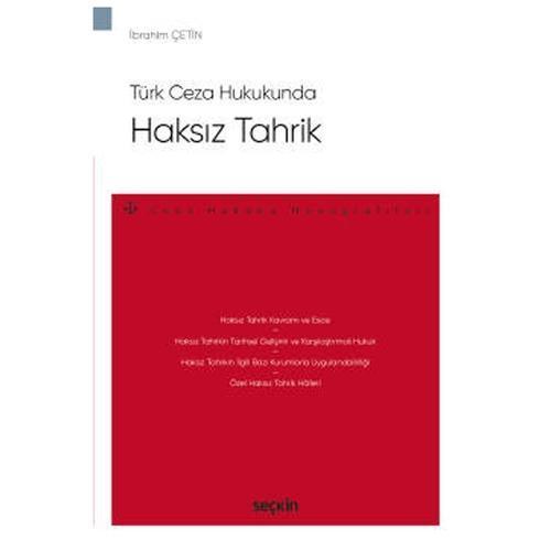 Türk Ceza Hukukunda Haksız Tahrik İbrahim Çetin 2021/06