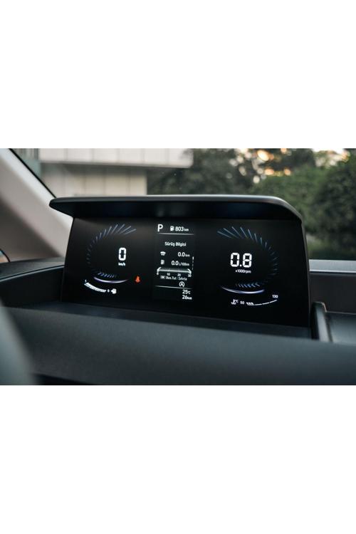 Hyundai Staria Dijital Gösterge Uyumlu 9H Nano Ekran Koruyucu Film 2023 2024