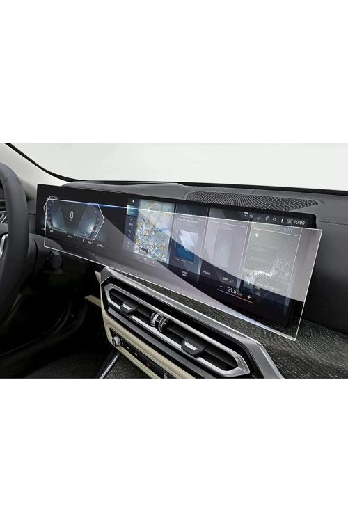 Bmw İx 12.3 İnç Dijital Gösterge Ve 14.9 İnç Multimedya Navigasyon Uyumlu Nano Ekran Koruyucu Film