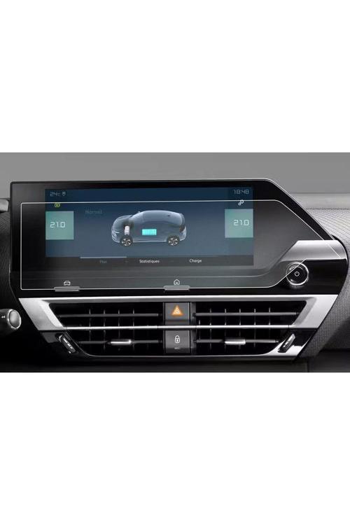 Citroen C4X 10 Inç Uyumlu Multimedya Ve Dijital Hayalet Gösterge Nano Ekran Koruyucu 2024