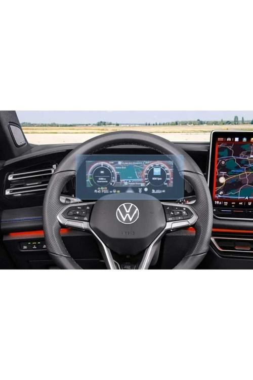 Volkswagen Yeni Tiguan E-Tsi 10.25 Inç Dijital Gösterge Panel Uyumlu 9H Nano Ekran Koruyucu 2024