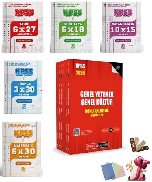 2026 KPSS Genel Yetenek Genel Kültür Lisans Konu Anlatımlı ve Deneme Seti Pegem ve Bigelio Yayıncılı