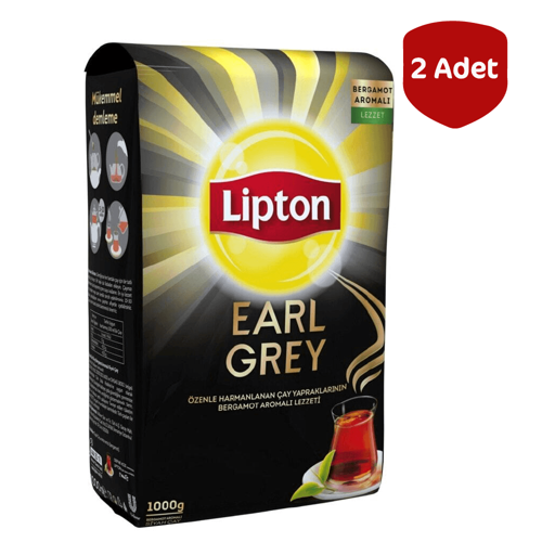 Earl Grey Bergamot Aromalı Siyah Çay 1000 gr (2 Paket)