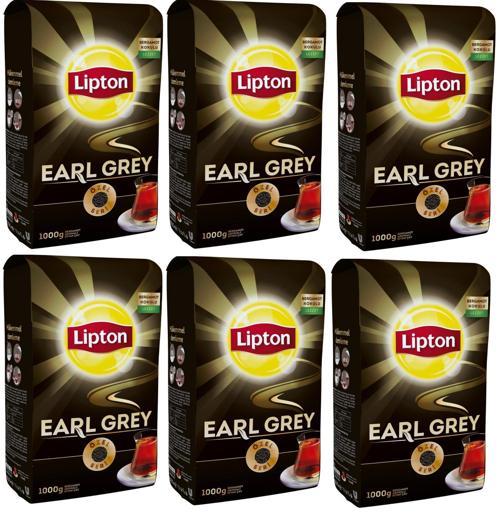 Earl Grey Bergamot Aromalı Siyah Çay 1000 gr (6 Paket)