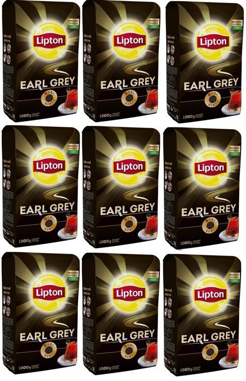 Earl Grey Bergamot Aromalı Siyah Çay 1000 gr (9 Paket)