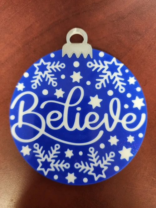 Believe Anahtarlık 1 Adet - Çevre Dostu PLA