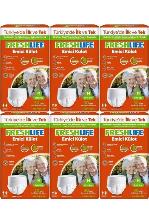 Emici Külot Hasta Bezi Medium - Orta - M 180 Adet (6PK*30)