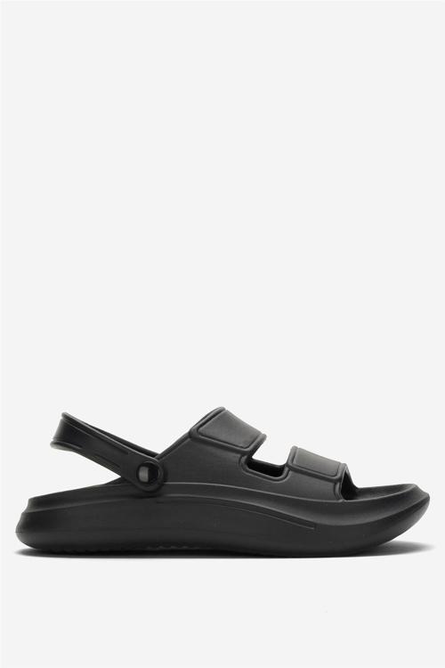 Unisex Ortopedik Deniz Havuz Terliği Sandalet SİYAH