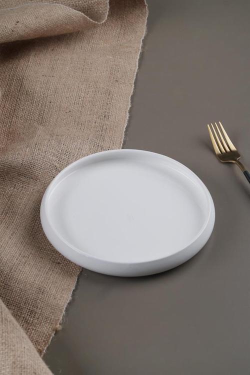 Bianco Perla 6 Adet Porselen Yuvarlak Servis Tabak - 20 cm SCT-21-0222