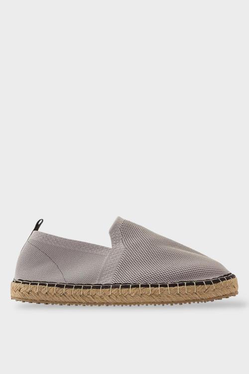 Unisex El Yapımı Triko Espadril GRI
