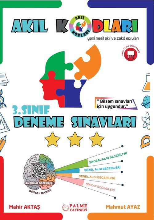 3. Sınıf Deneme Sinavları Akıl Kodları Yeni Nesil Akıl ve Zeka Soruları