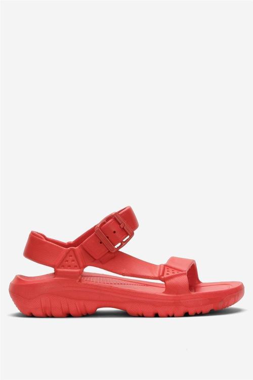 Unisex Eva Spor Kaymaz Yürüyüş Sandaleti KIRMIZI