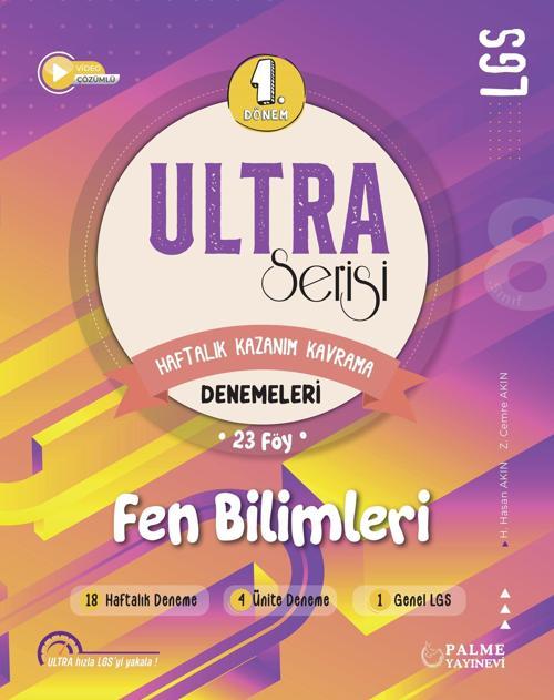 8. Sınıf Ultra Fen Bilimleri Denemeleri (1.Dönem) H.Hasan Akın Z.Cemre Akın 2023