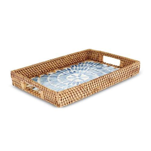 Erica Rattan Dikdörtgen Tepsi 33x23x4 cm
