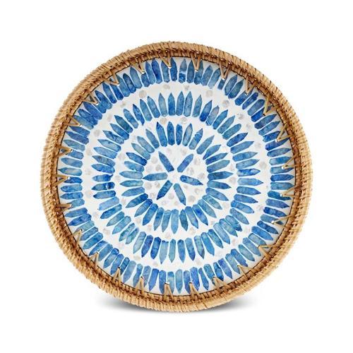 Erica Rattan Yuvarlak Tepsi 30x3 cm