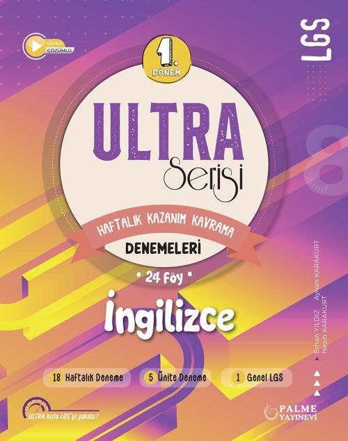 Ultra Serisi Lgs 1. Dönem İngilizce Denemeleri Ayhan Karakurt Nezih 2023