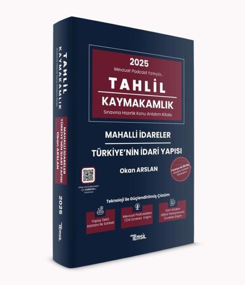  TAHLİL Mahalli İdareler ve Türkiye'nin İdari Yapısı Konu Anlatım Kitabı