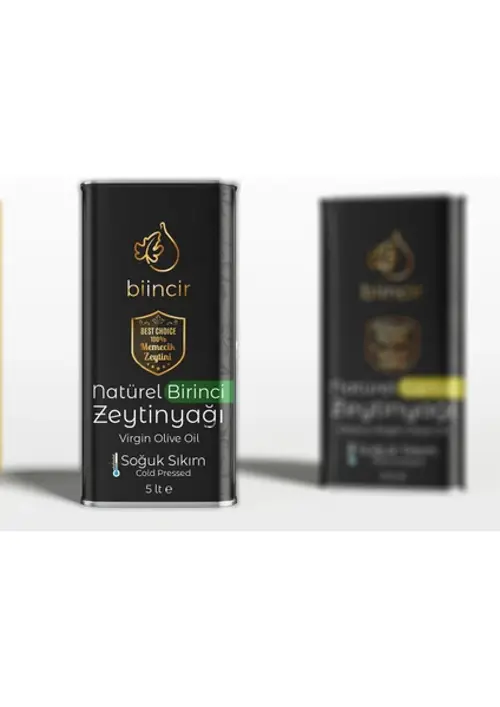 Natürel Birinci Erken Hasat Soğuk Sıkım Zeytinyağı 5 Lt