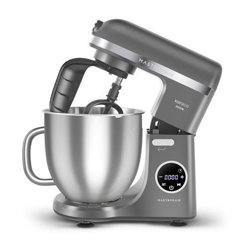 Mastermaid Chef Ultra D2000W Dijital Ekranlı Hamur Yoğurma Makinesi Galaxy Grey 7L