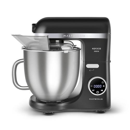 Mastermaid Chef Ultra D2000W Dijital Ekranlı Hamur Yoğurma Makinesi Matte Black 7L